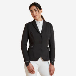 Chaqueta Concurso Equitación 900 Mujer Negro