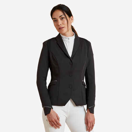 Women's Horse Riding Show Jacket 900 - Black