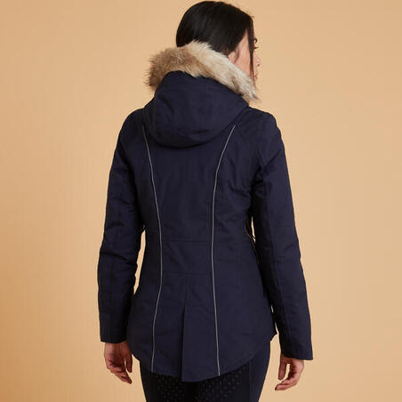 Куртка жіноча 580 Warm для кінного спорту - Темно-синя