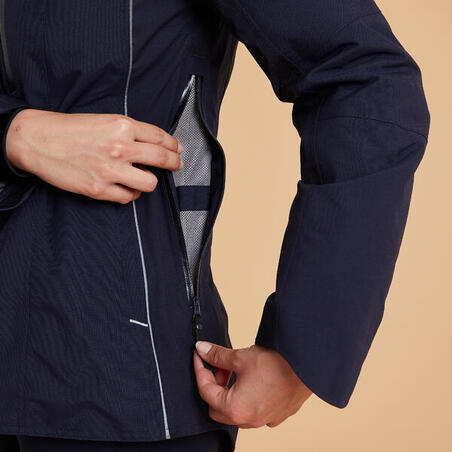 Куртка теплая водонепроницаемая женская 580 синяя