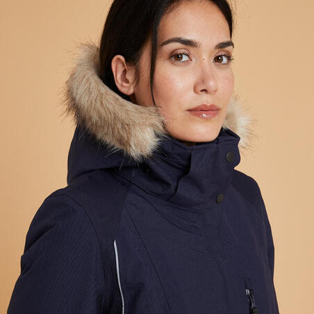 Куртка теплая водонепроницаемая женская 580 синяя