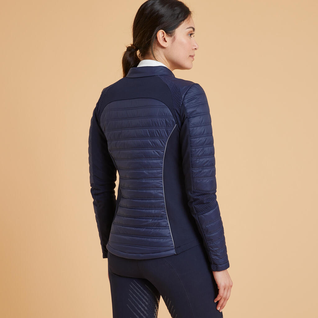 Veste équitation Femme - 900 marine