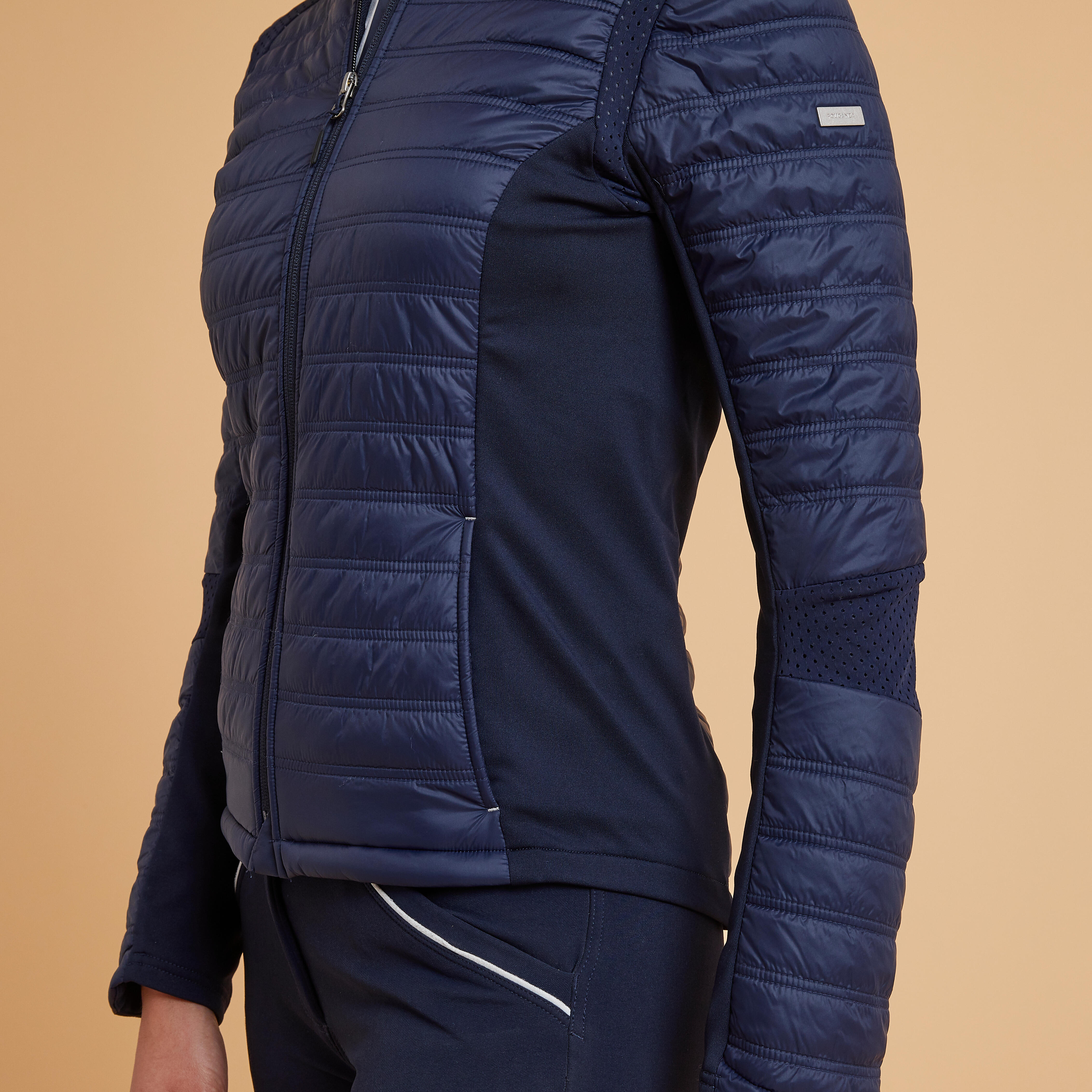 Women's Horse Riding Jacket - 900 Blue - FOUGANZA