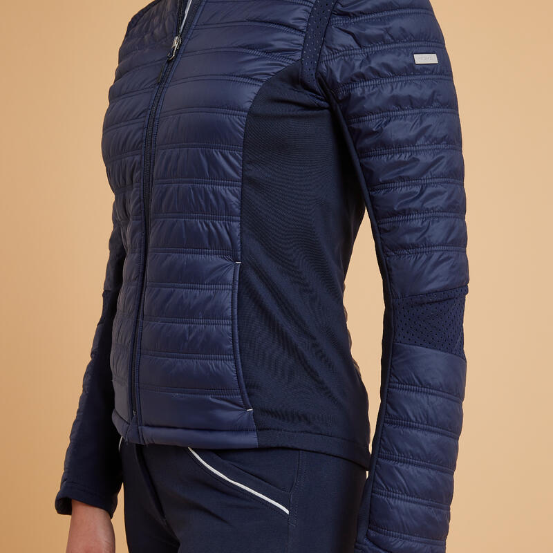 Reitjacke 900 Damen blau