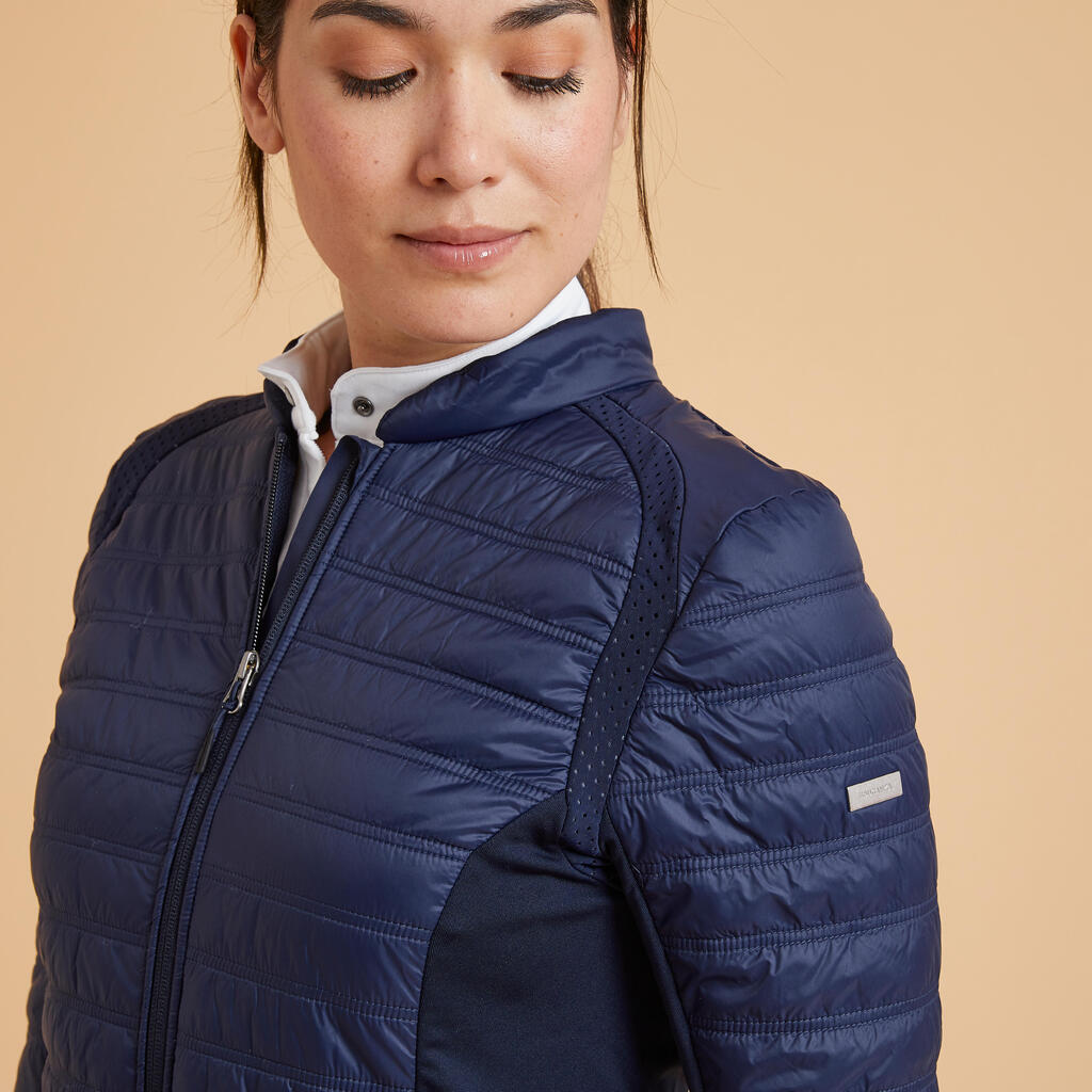 Reitjacke 900 Damen blau