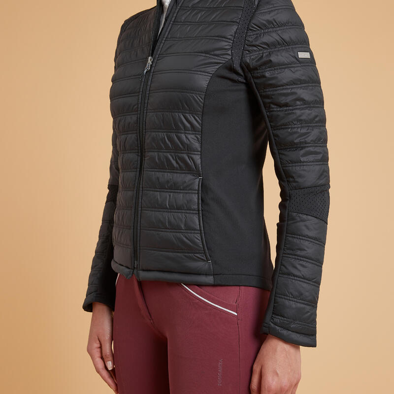 Reitjacke 900 Damen schwarz