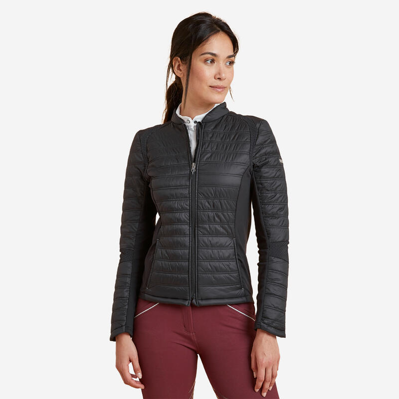 Reitjacke 900 Damen schwarz