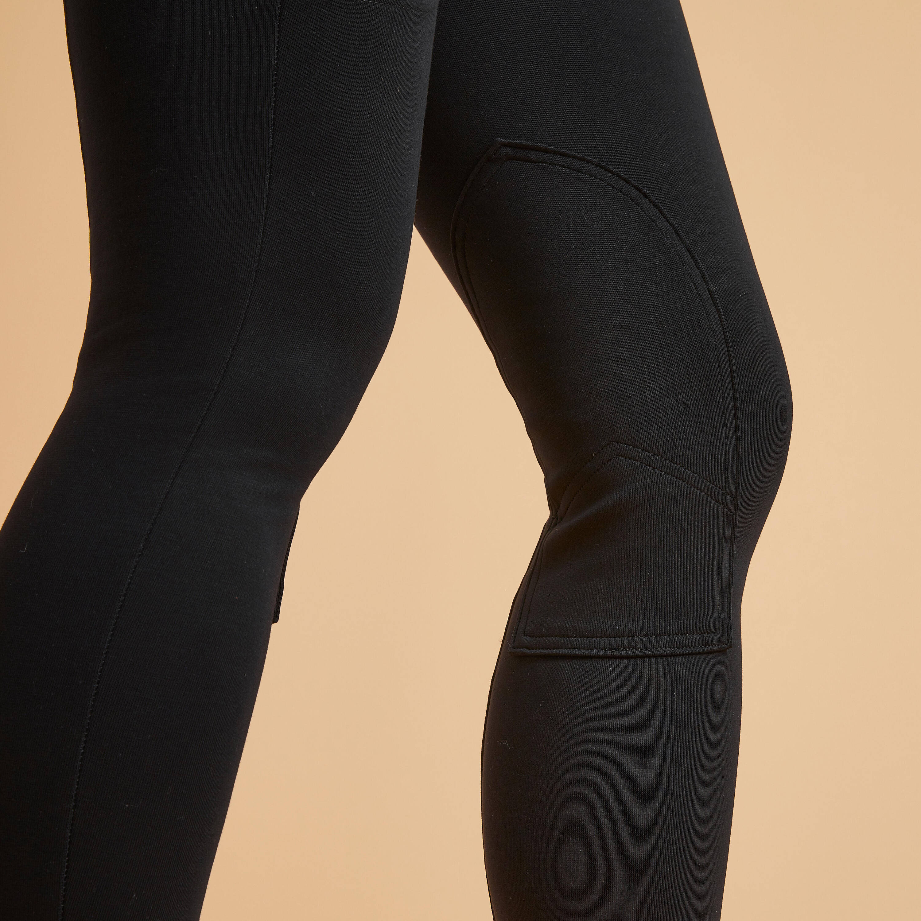 Women's Horse Riding Jodhpurs 100 - Black -  4