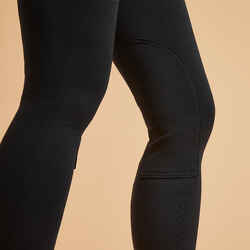 Women's Horse Riding Jodhpurs 100 - Black