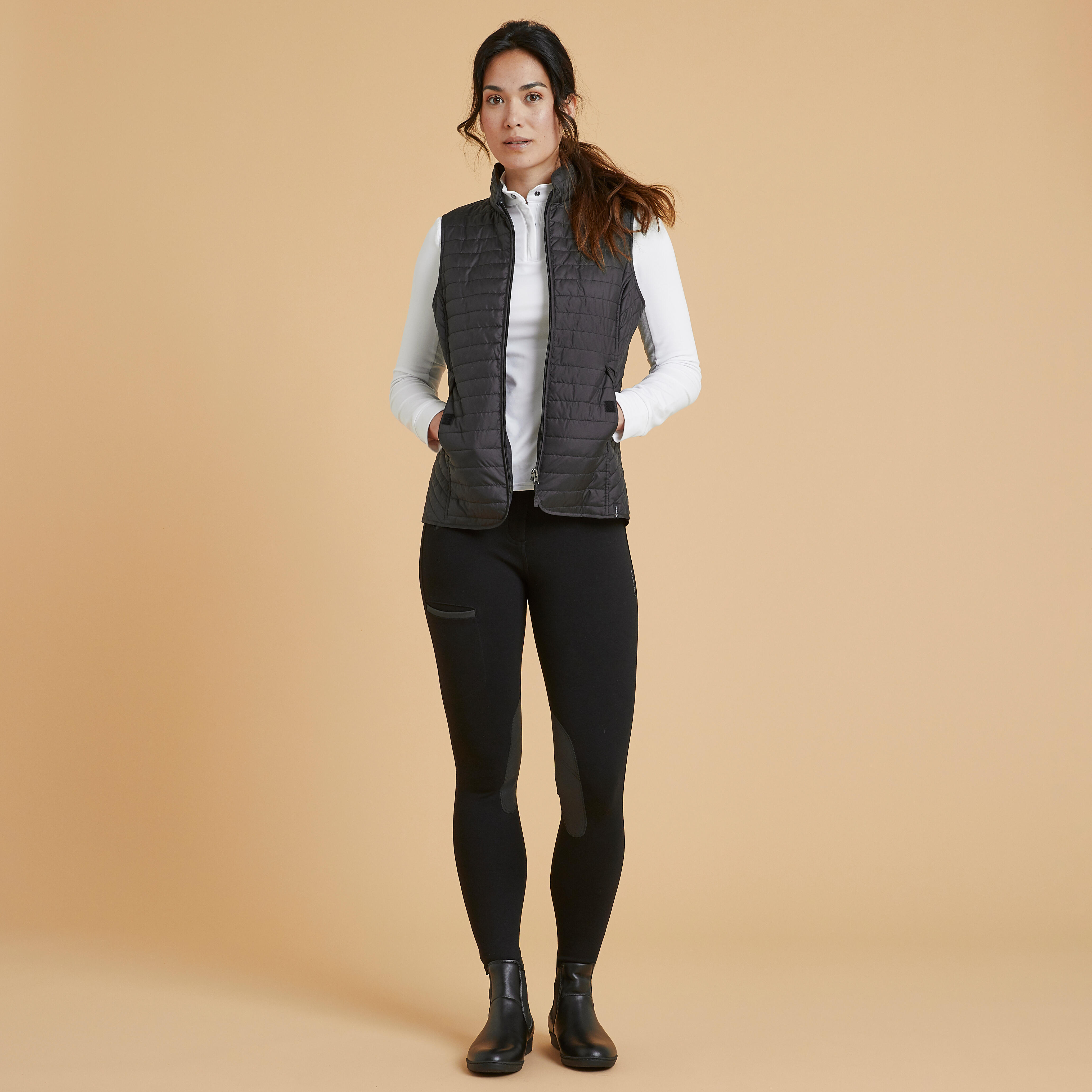 Veste d'hiver femme - SM 100 noir - FOUGANZA
