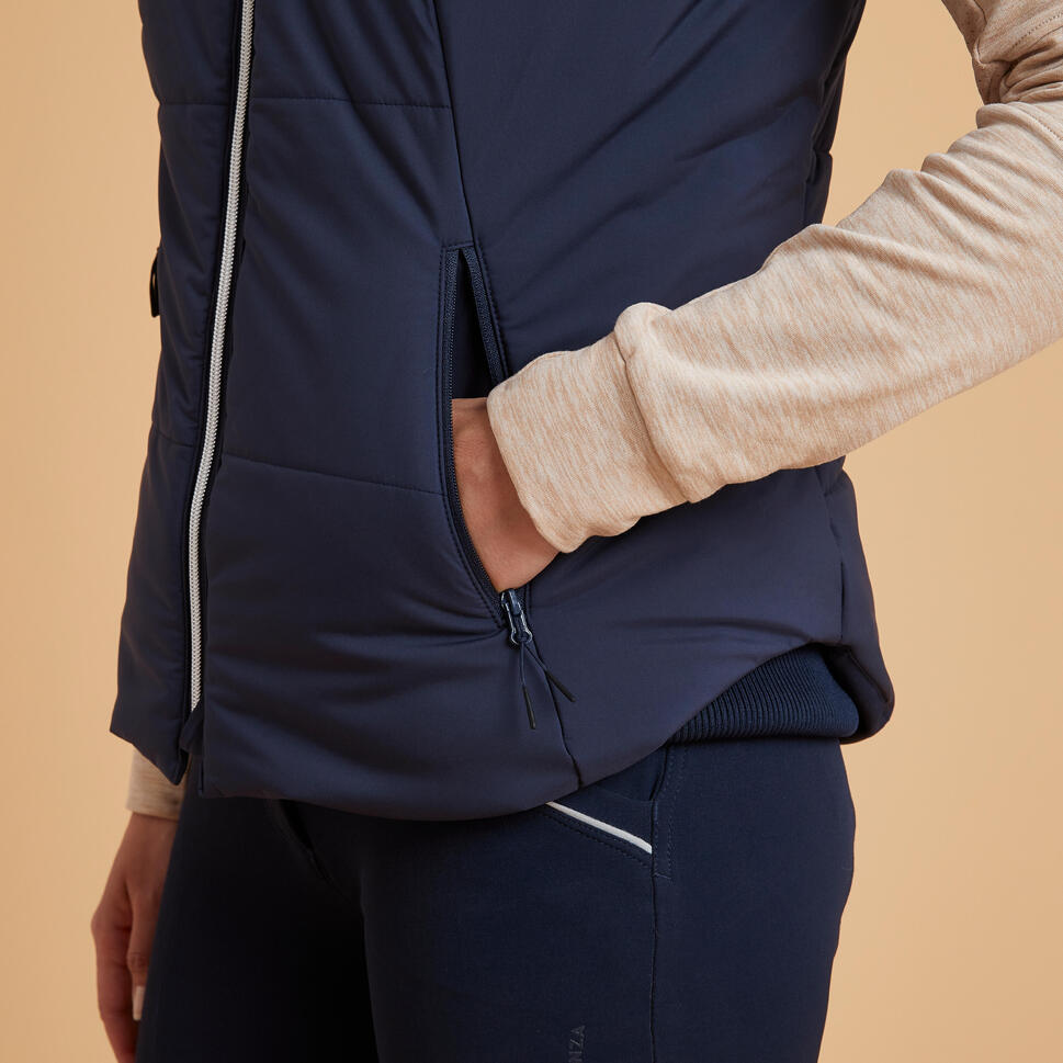 Doudoune équitation Ariat Femme – Bleu – Taille S/M (étiquette 16) – Occasion Super état