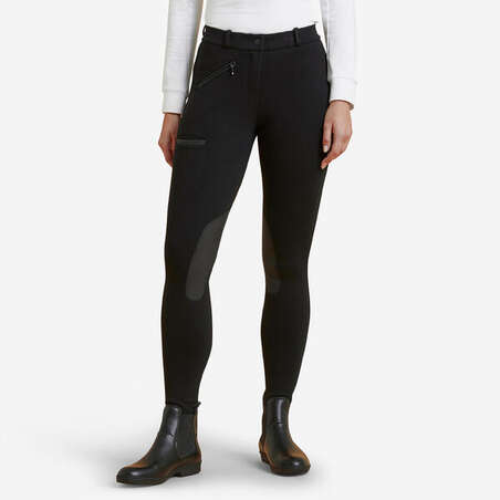 Pantalon équitation basanes Femme - 140 noir