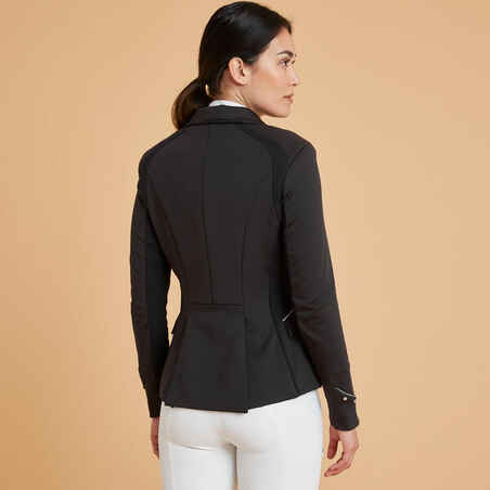 Women's Horse Riding Show Jacket 900 - Black