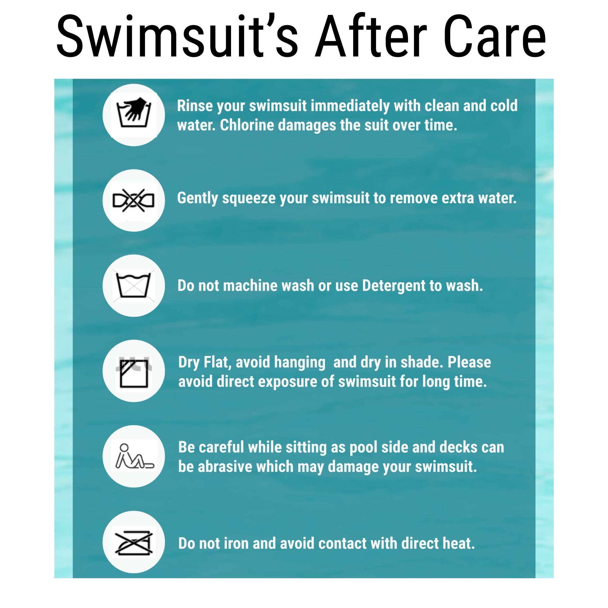 Women Swimming Mid Leggings Una Flexible & Quick-Dry Black -  2