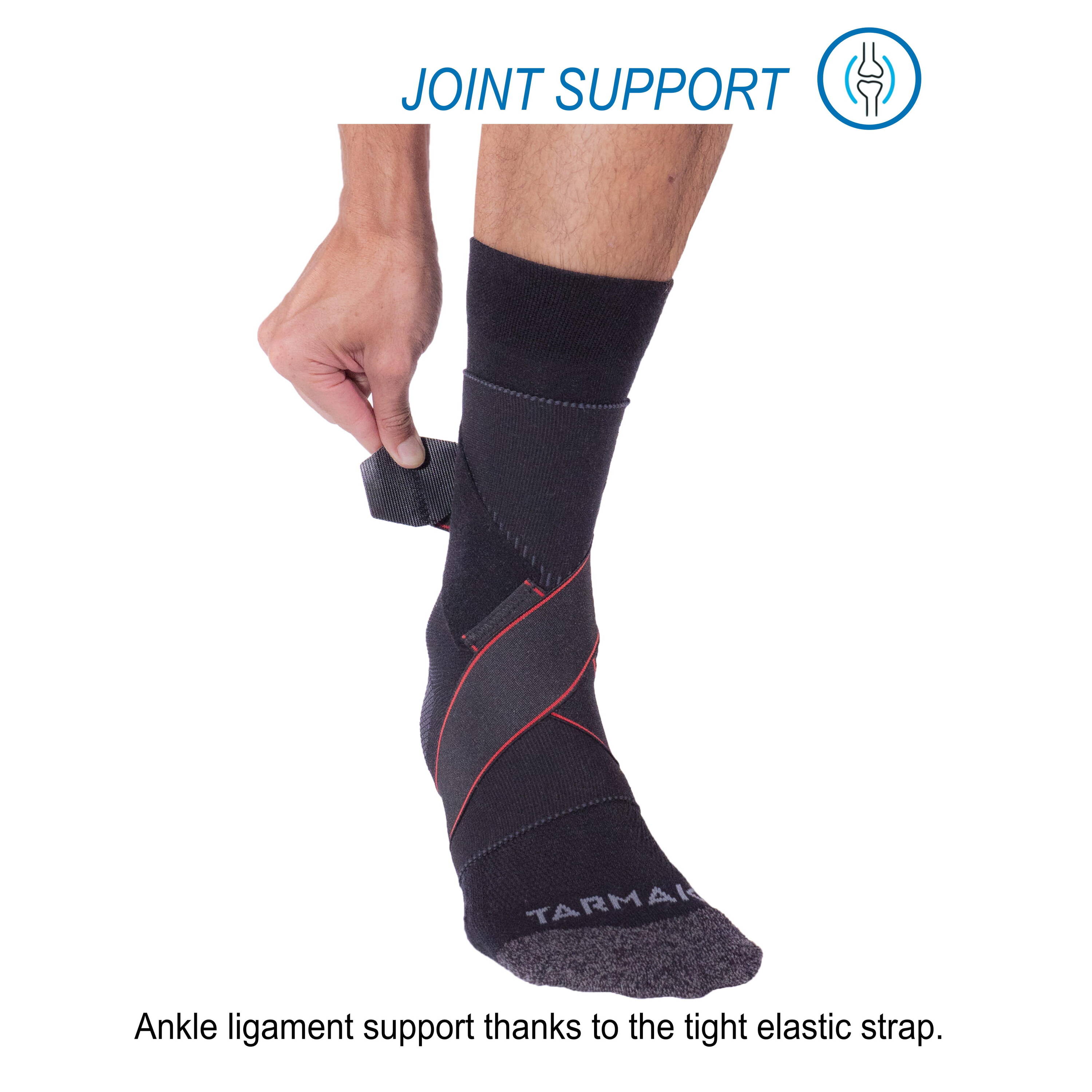 Ankle Brace Strong 100 Black -  5