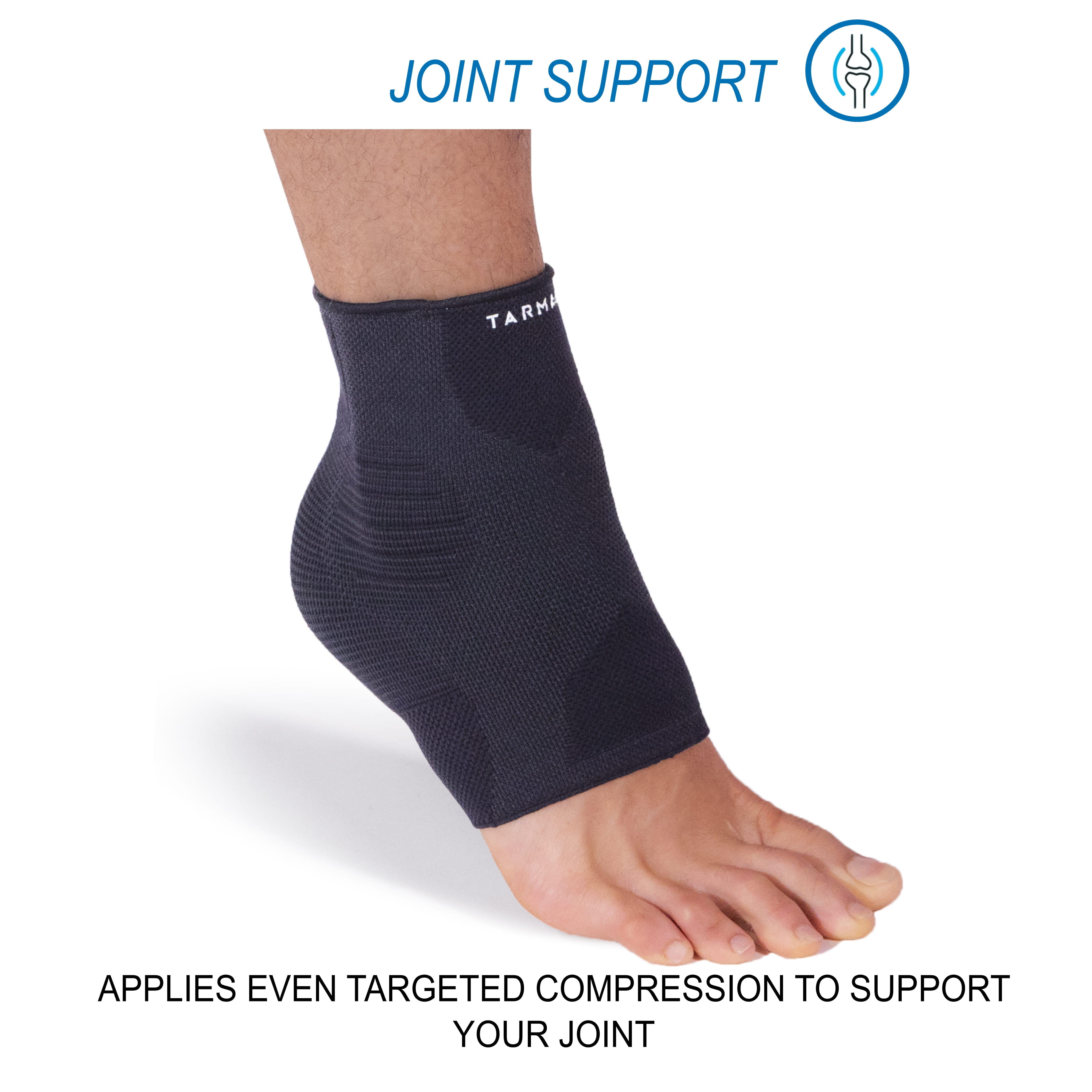 Ankle Brace Soft 500 Black DecathlonB2B