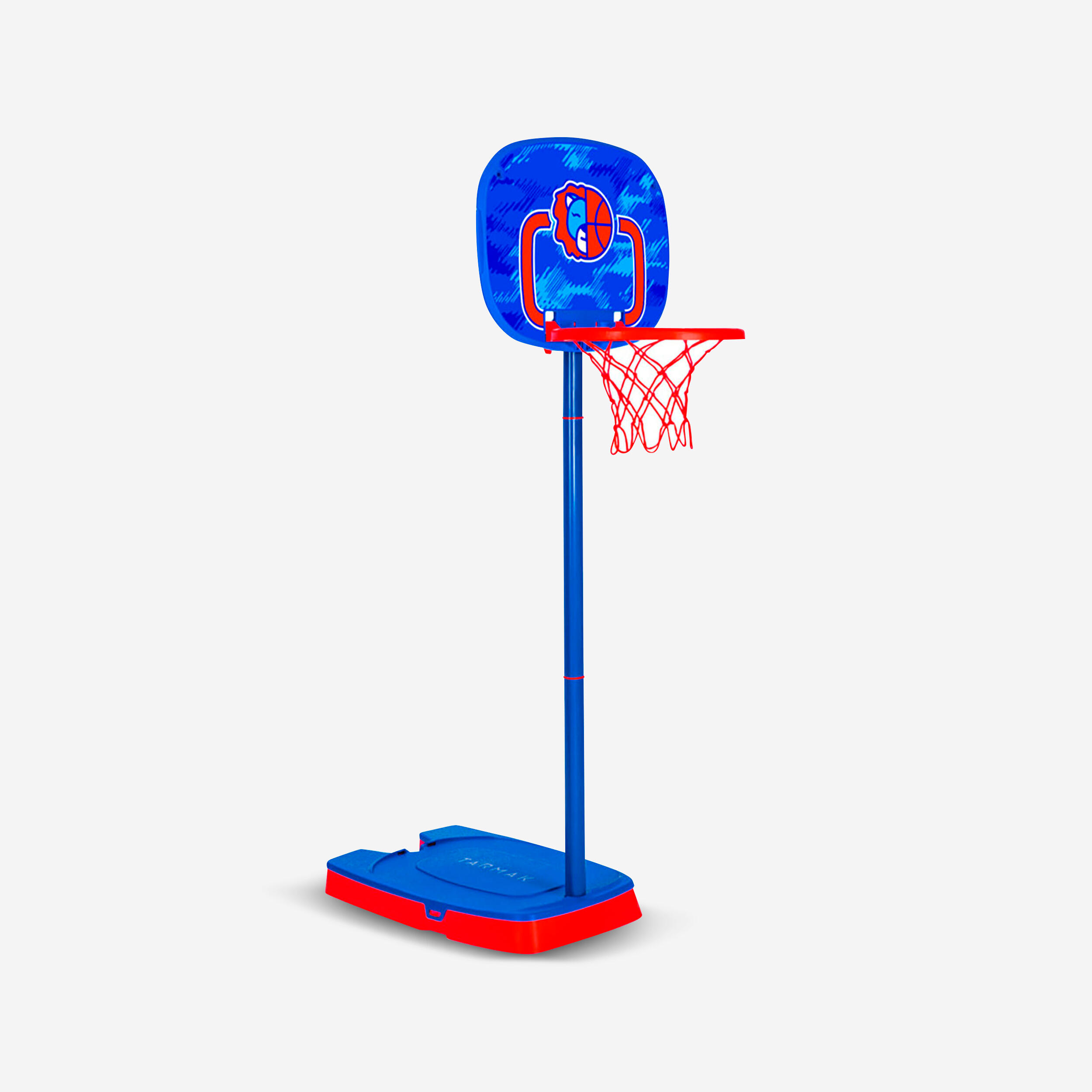 Kids' Basketball Hoop with Adjustable Stand (from 0.9 to 1.2m) K100 - Orange 1/3