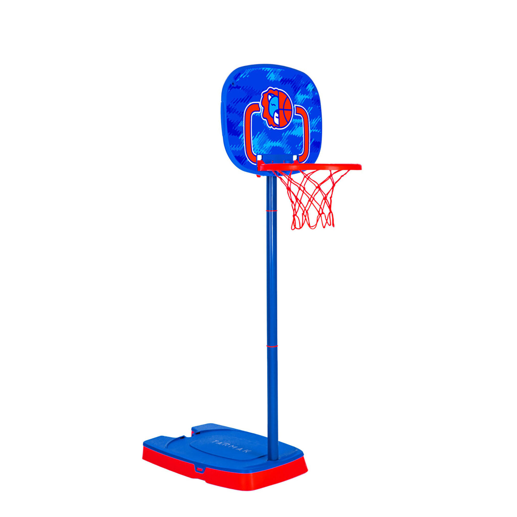 Basketball hoop on adjustable stand from 0.9m to 1.2m Children - K100 Ball orange