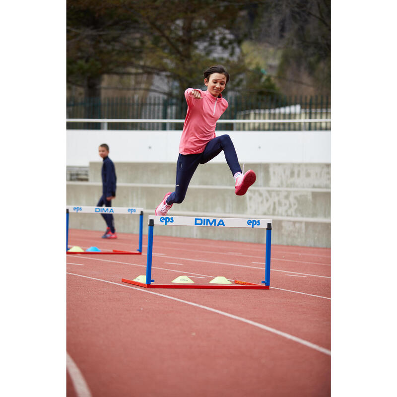 Dětské legíny na atletiku Kiprun Dry modré 