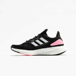 WOMEN'S ADIDAS PUREBOOST RUNNING SHOES - BLACK PINK