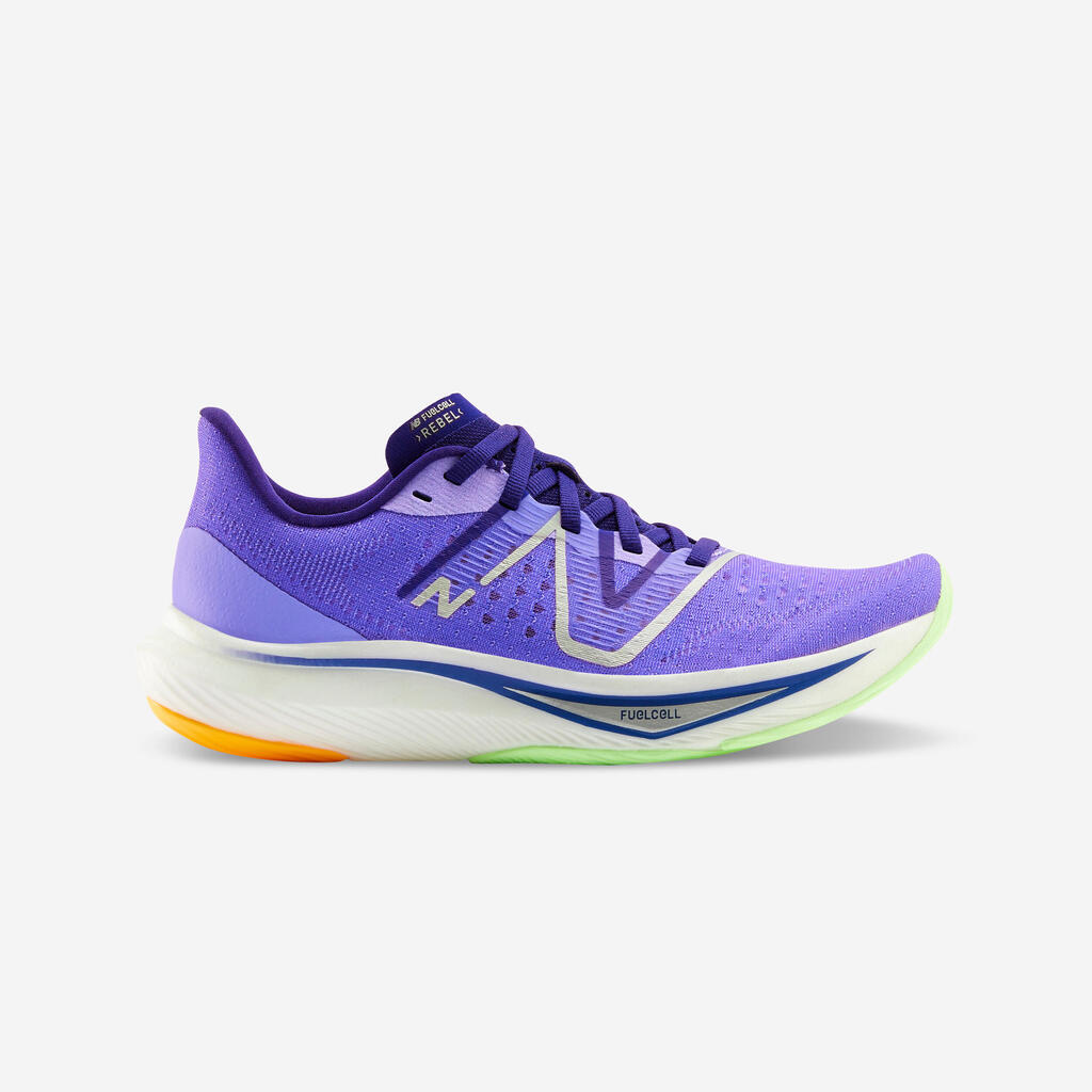 Moteriški bėgimo bateliai „New Balance Rebel V3“, mėlyna, purpurinė