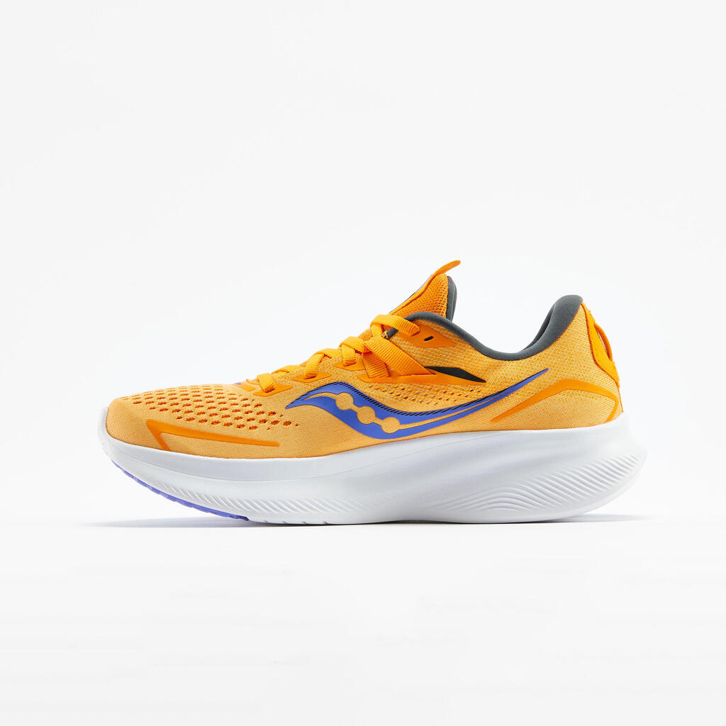 Moteriški bėgimo bateliai „Saucony Ride 15“, žalia, oranžinė