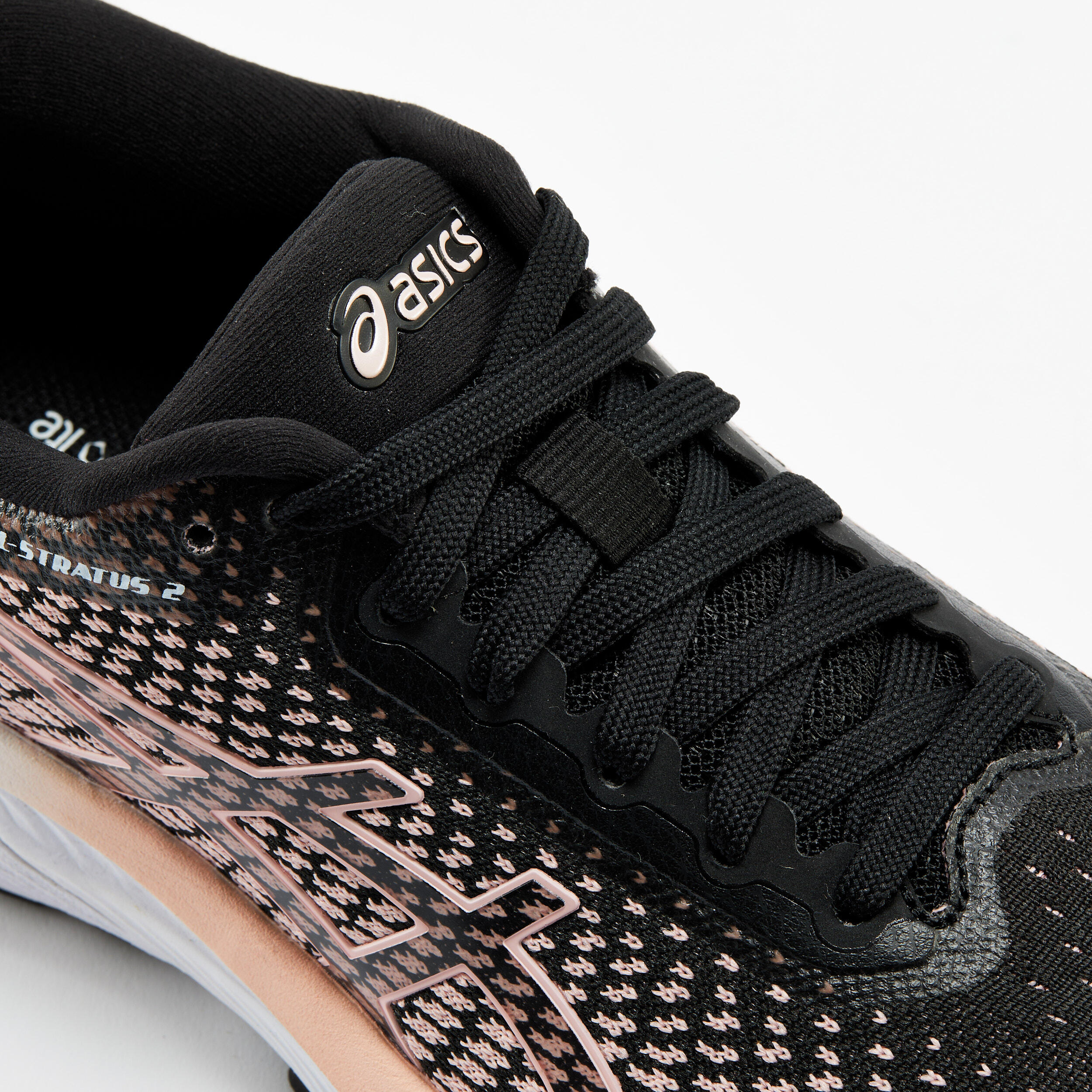 ASICS Dámska bežecká obuv Gel Stratus Knit 2 čierno-ružová 37 · záber 7