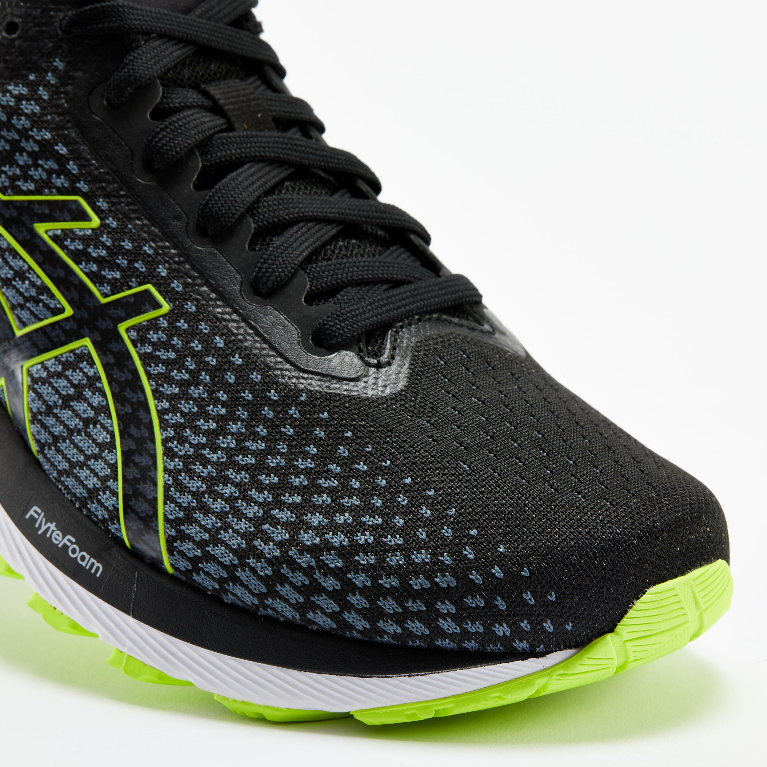 Zapatillas running hombre Asics gel Stratus Knit2 gris amarillo 6/6