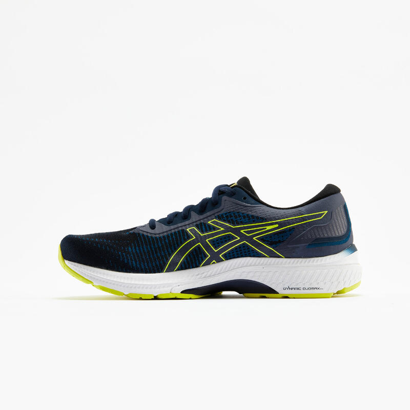 CHAUSSURES DE RUNNING HOMME ASICS GEL SUPERION 5 NOIR BLEU JAUNE H