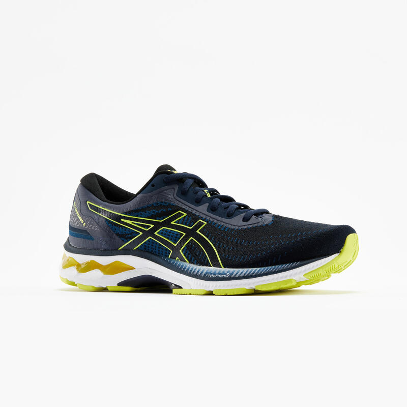 CHAUSSURES DE RUNNING HOMME ASICS GEL SUPERION 5 NOIR BLEU JAUNE H