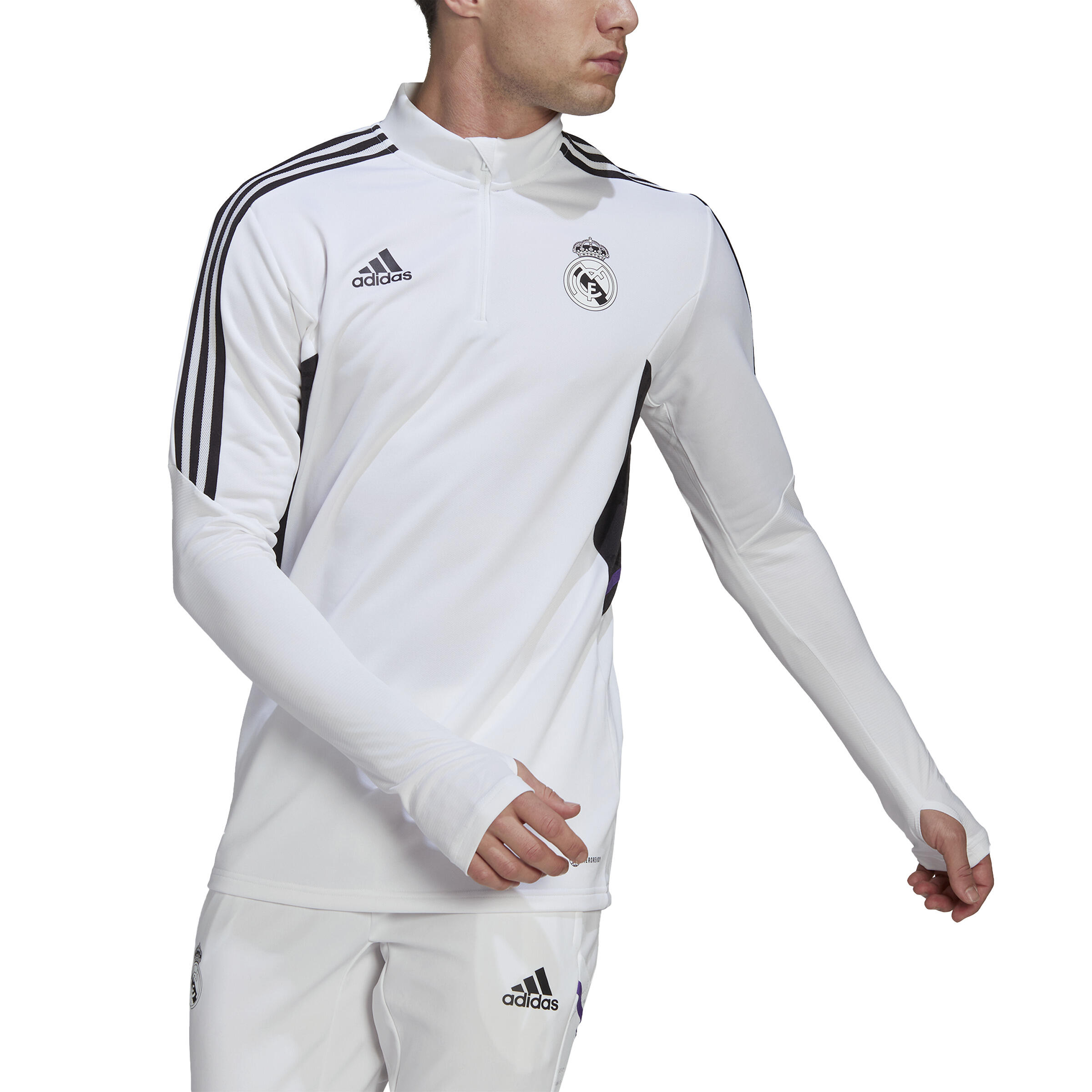 Dessuadora cremallera entrenament Real Madrid Adult Temporada 21/22 3/7