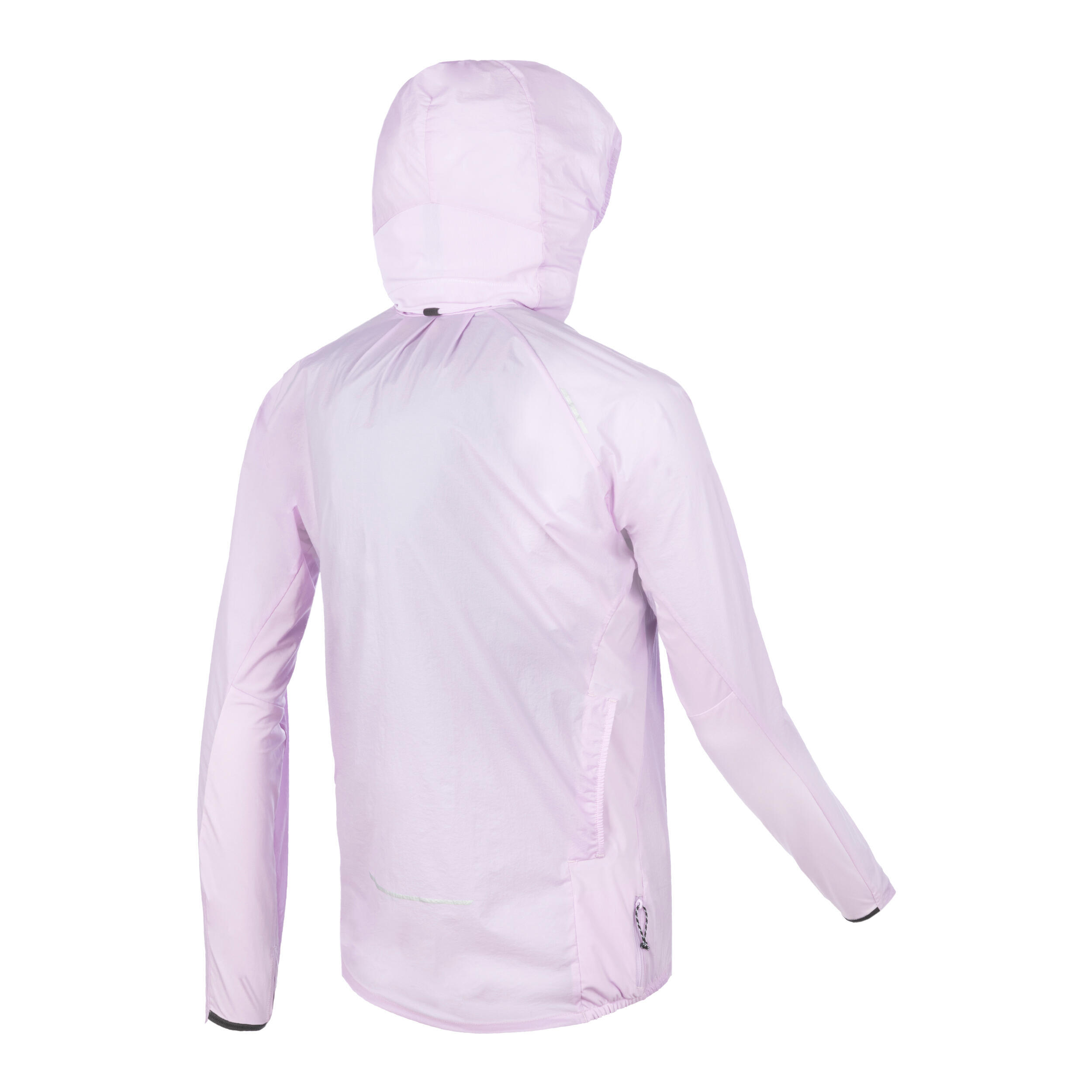 WOMEN'S TRAIL RUNNING LONG-SLEEVED WINDPROOF JACKET - LILAC 2/10