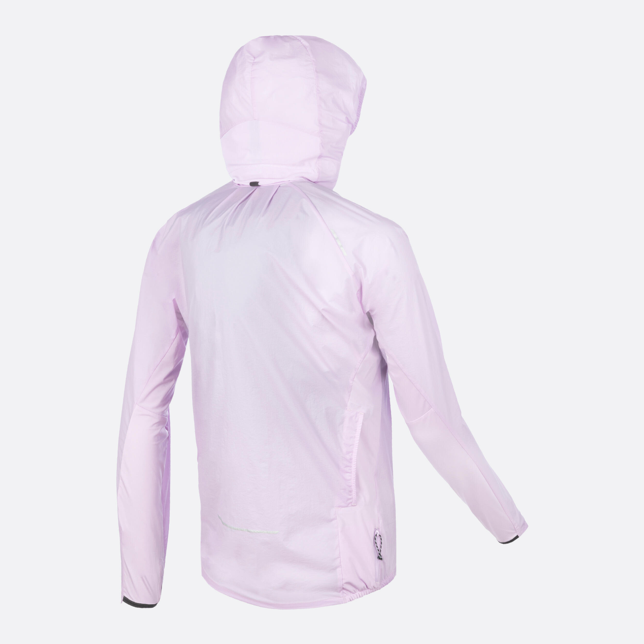 Women's LS Trail Running Windproof Jacket - Lilac - KIPRUN