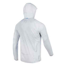 Chaqueta rompevientos	de Trail Running para hombre Evadict transpirable gris