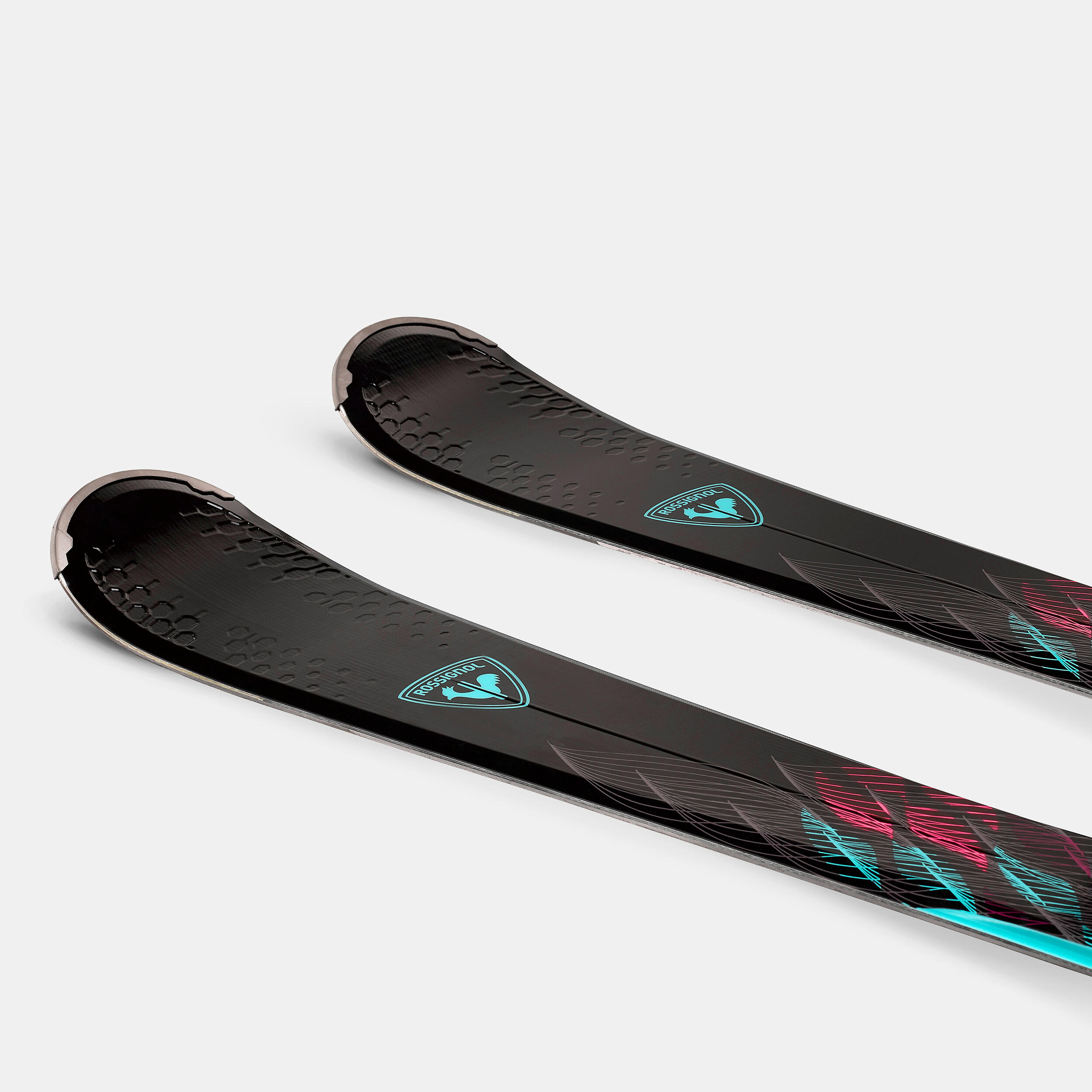WOMEN'S DOWNHILL SKI WITH BINDINGS - ROSSIGNOL ATTRAXION  3/8
