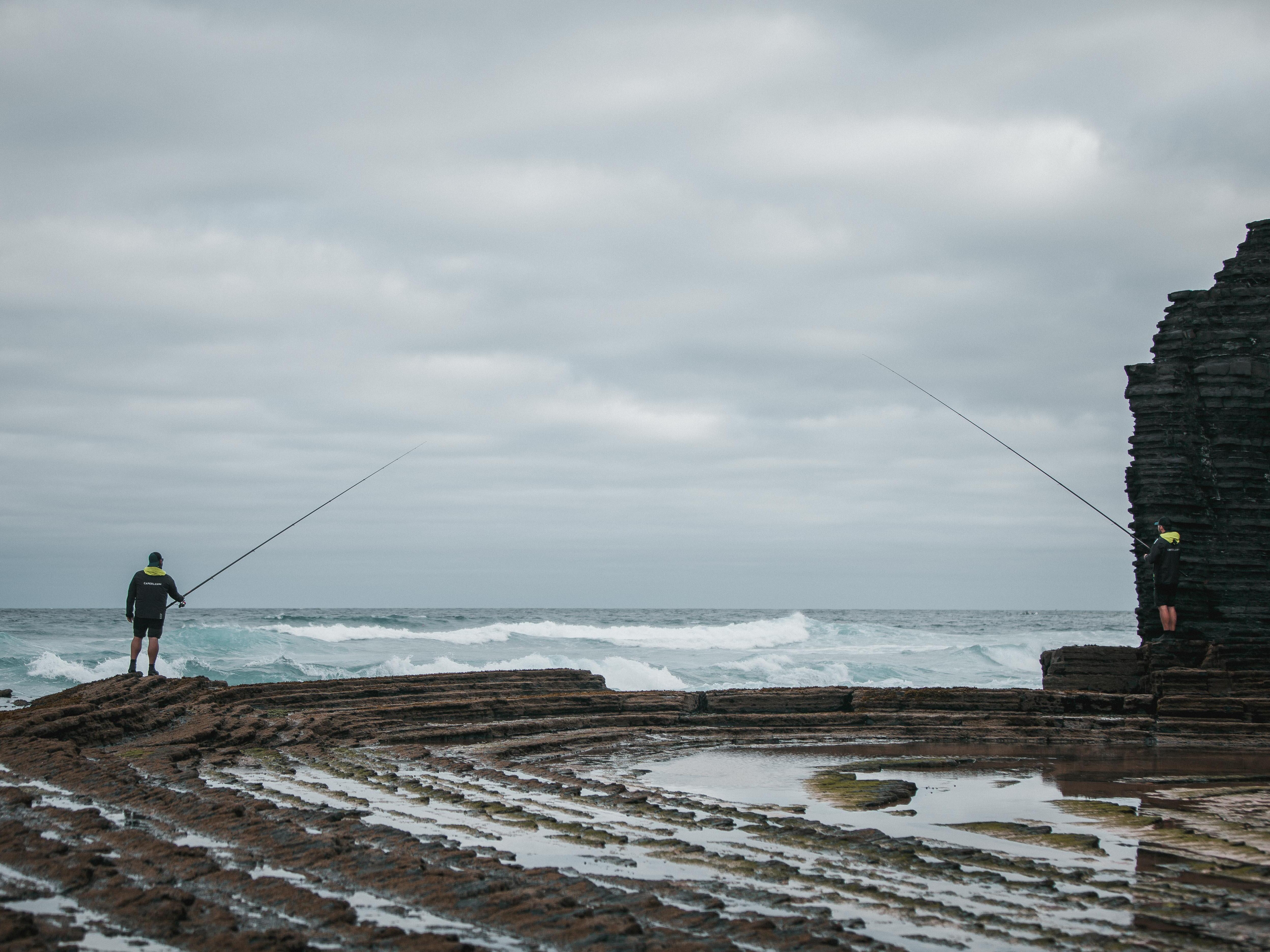 Técnica pesca Surf Casting (praia)