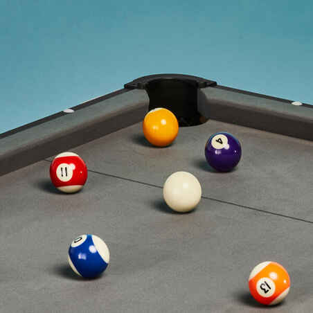 Folding American Pool Table BT 500 US - Grey