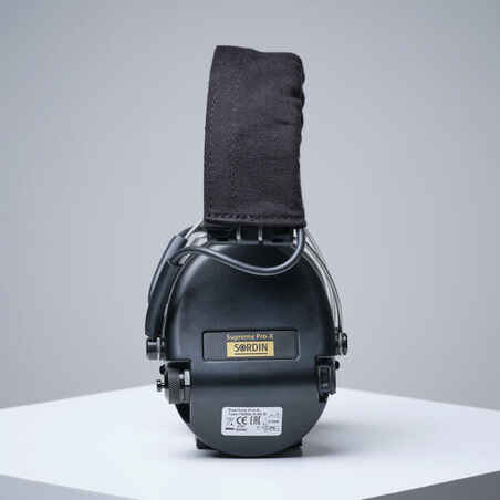 Electronic Hearing Protection Headset Sordin Supreme Pro-X black