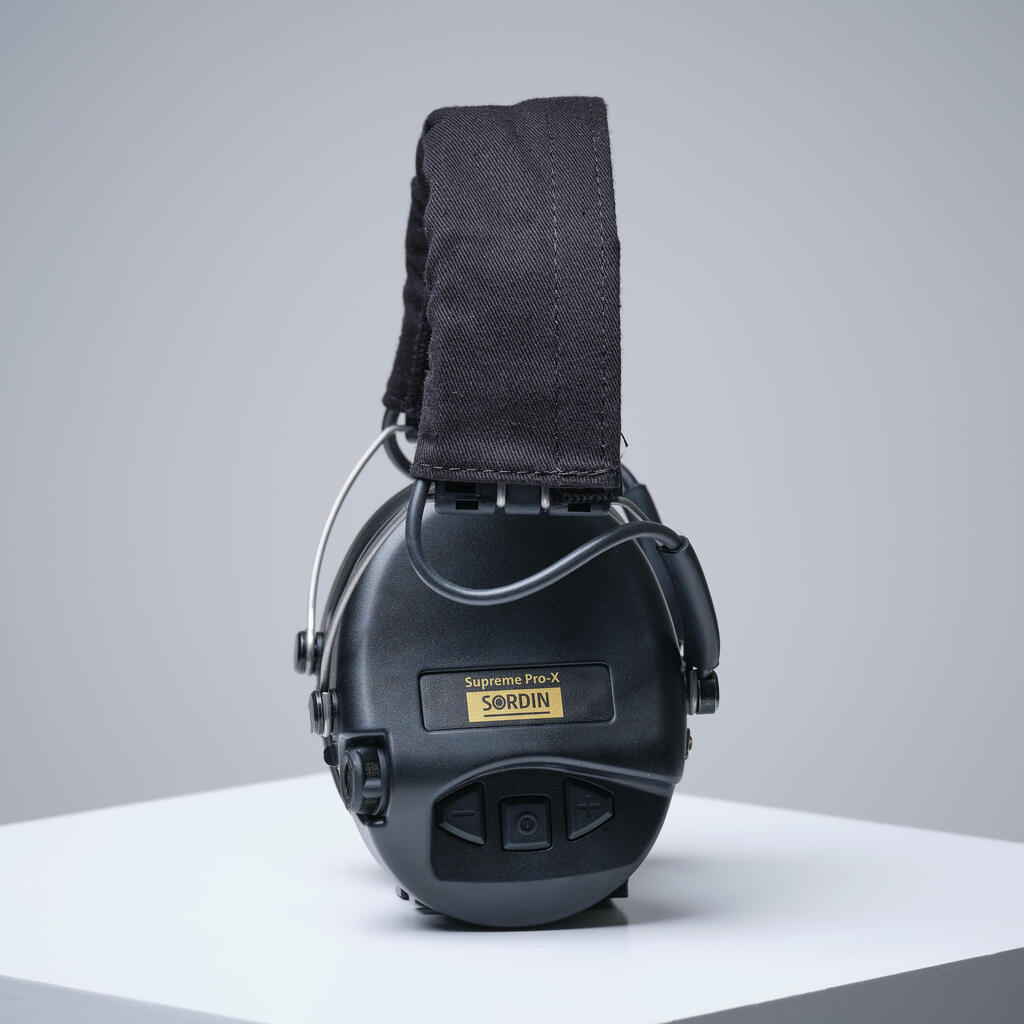 Elektronické slúchadlá Sordin Supreme Pro-X s ochranou proti hluku čierne