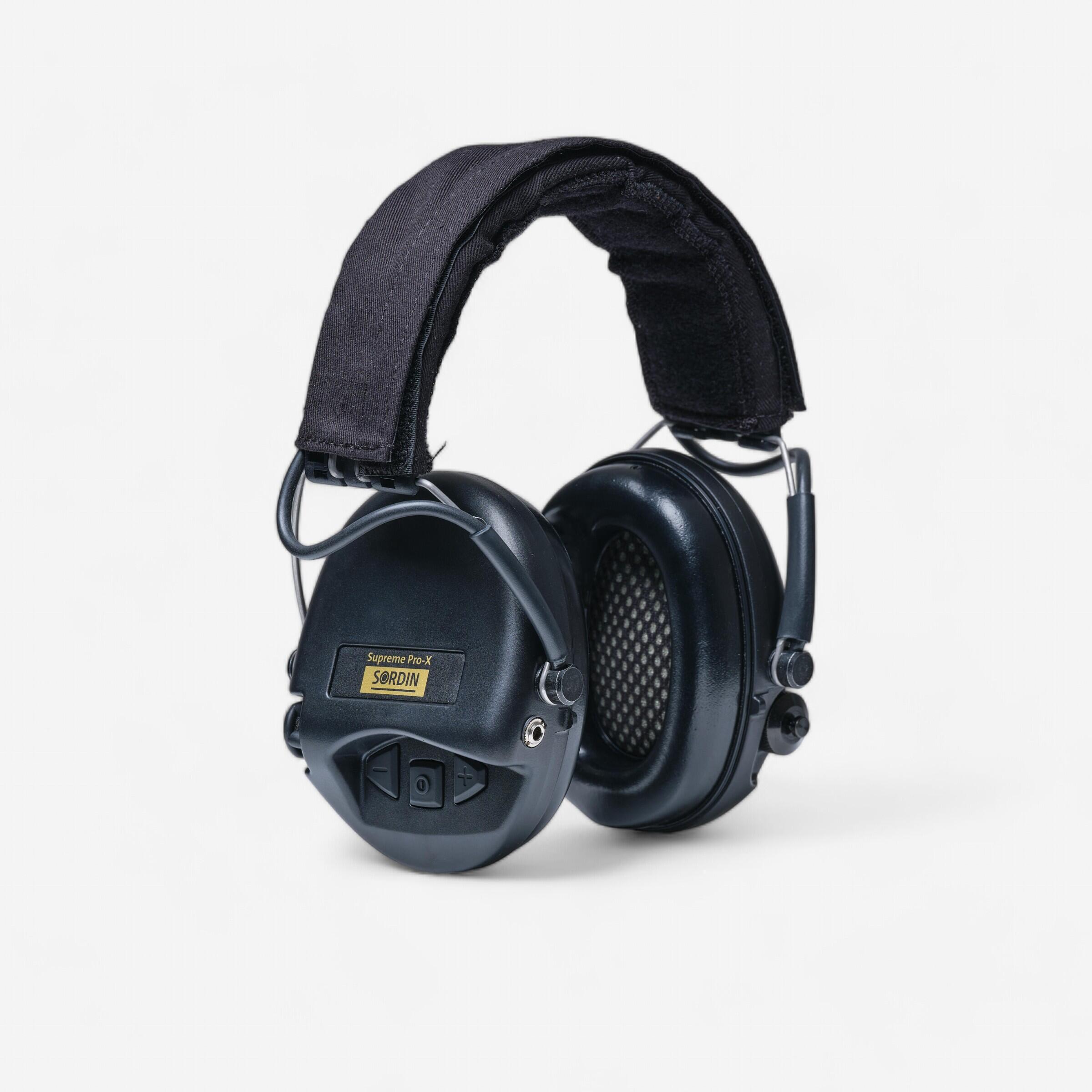 Electronic Hearing Protection Headset Sordin Supreme Pro X black
