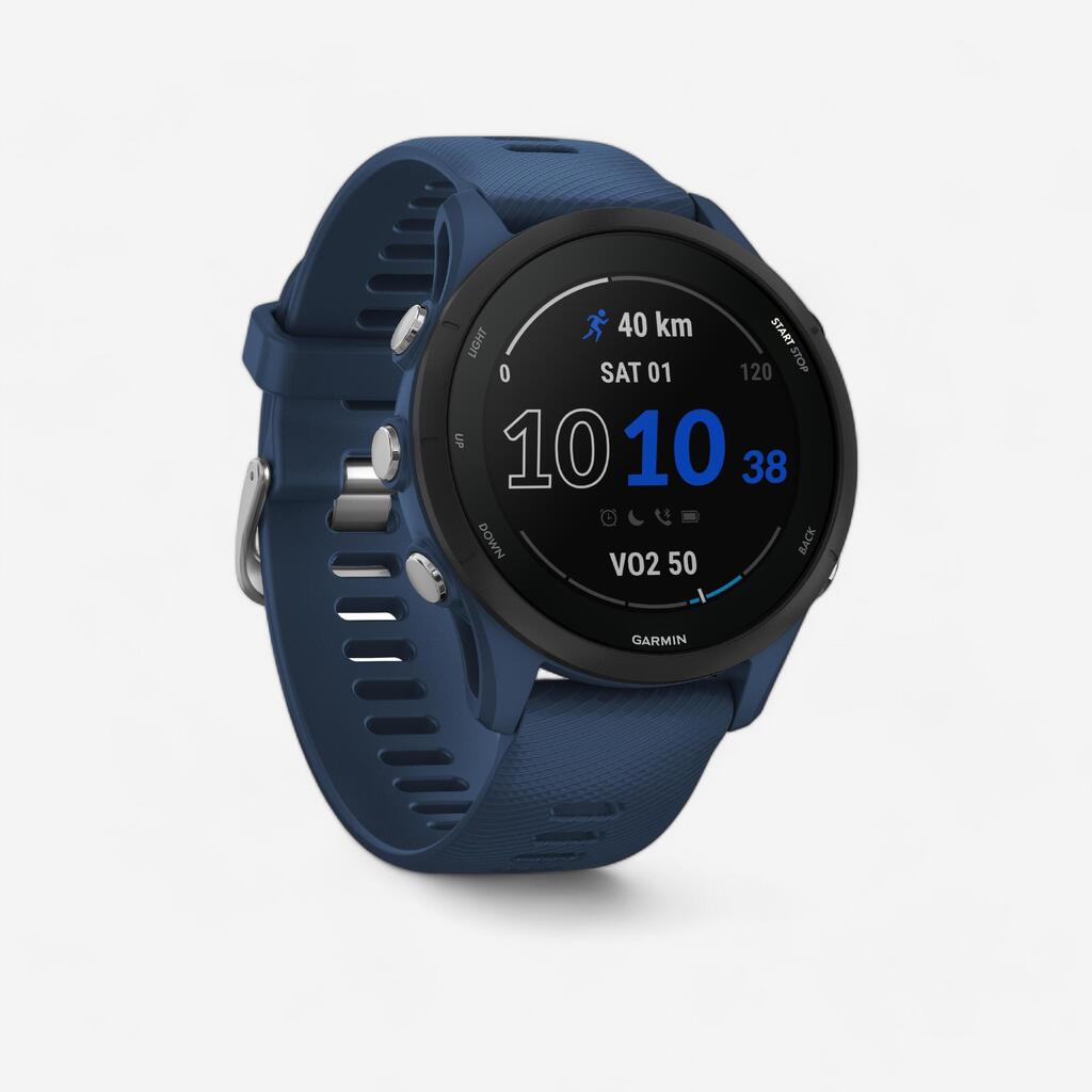 СМАРТ ЧАСОВНИК С GPS GARMIN FORERUNNER 255, СИН