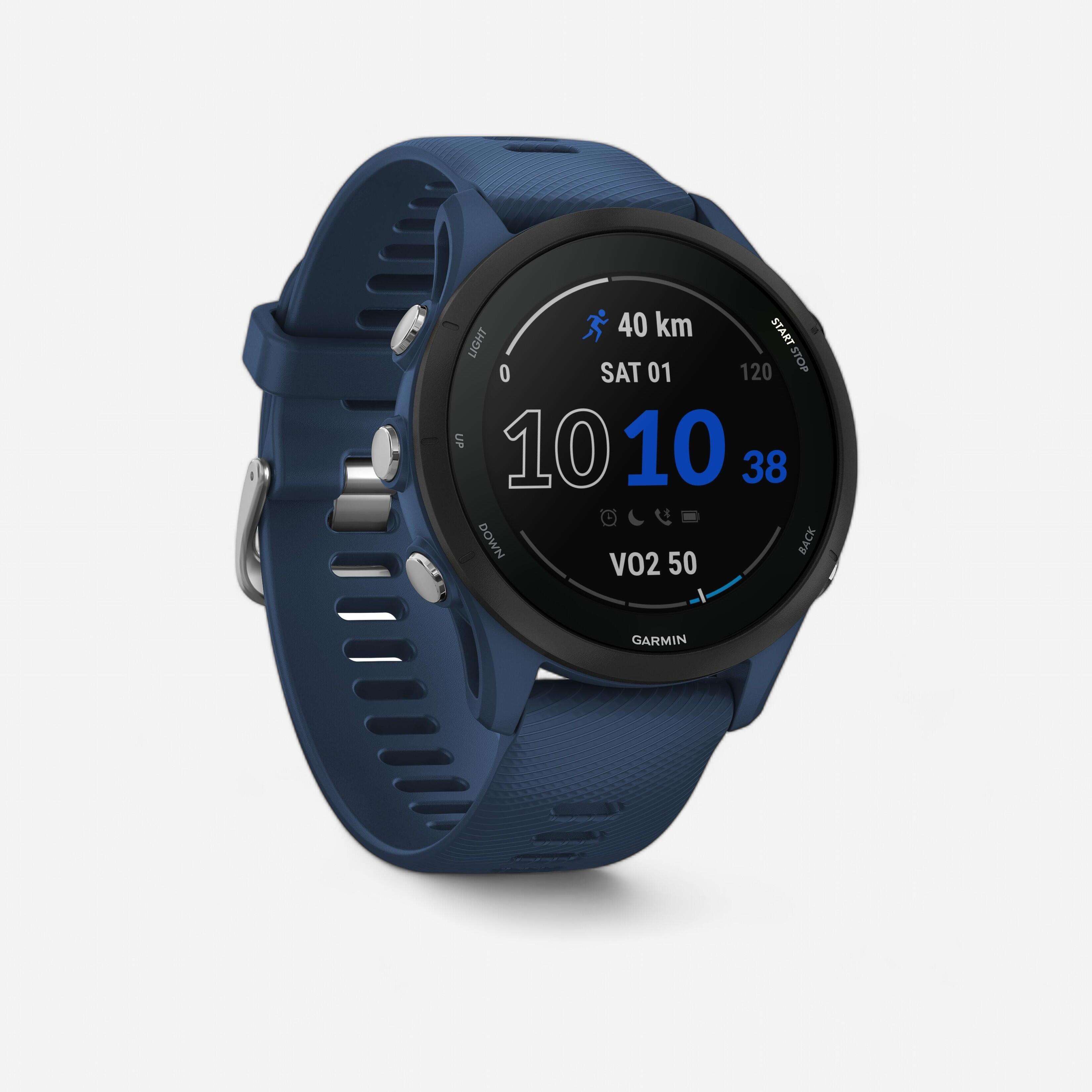 CONNECTED GPS WATCH GARMIN FORERUNNER 255 BLUE