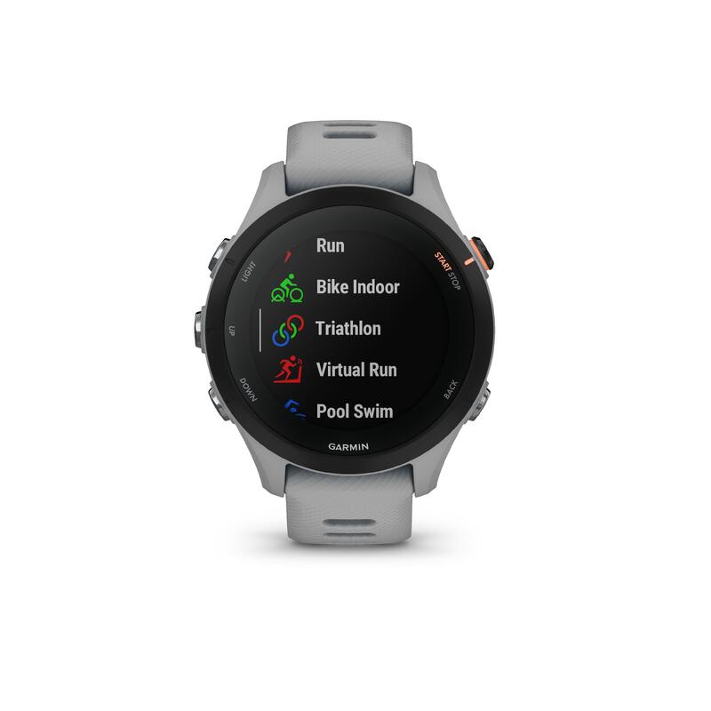 GPS-Uhr Smartwatch Garmin - Forerunner 255 S hellgrau 