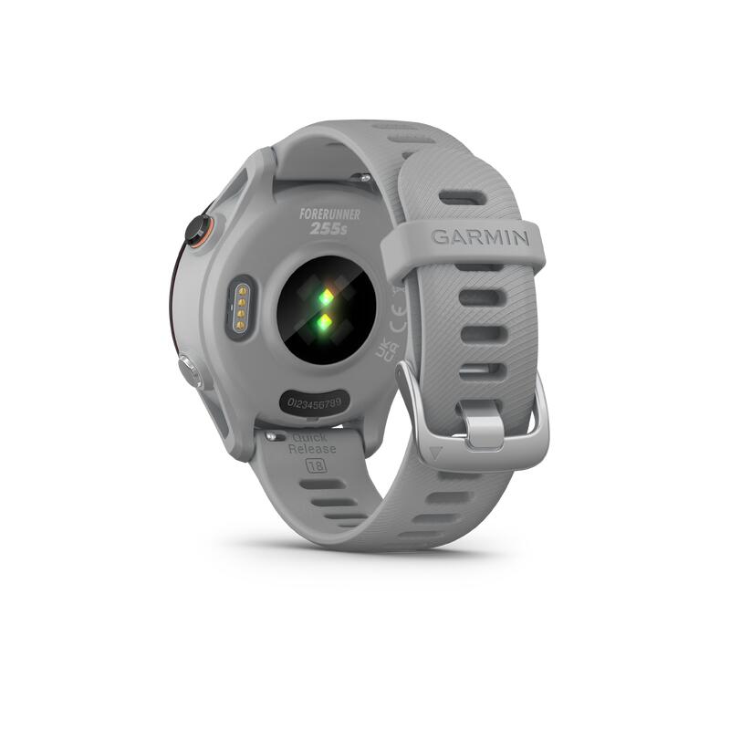 Orologio gps Garmin FORERUNNER 255 S grigio chiaro