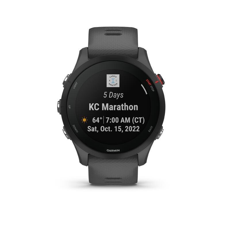 SMARTWATCH GPS GARMIN FORERUNNER 255 CINZENTO ARDÓSIA