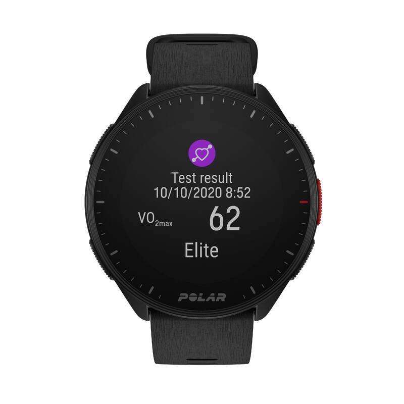 Montre connectée multisport gps cardio - POLAR PACER noire