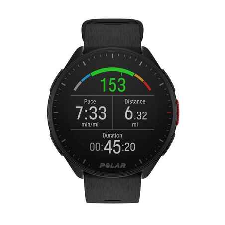 Cardio GPS Smart Watch Pacer - Black