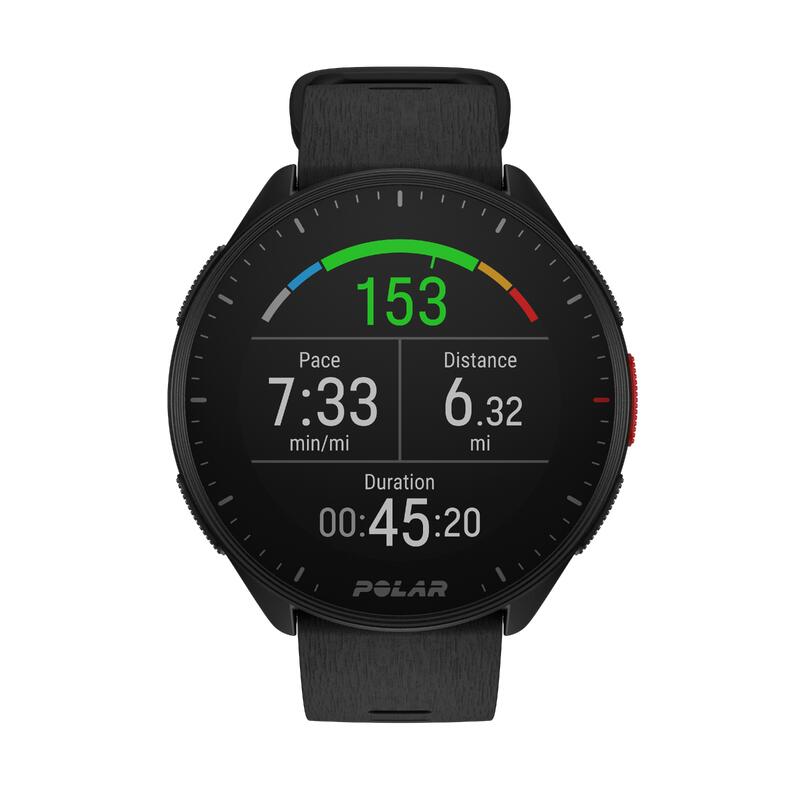 Reloj POLAR pacer negro  Reloj para carrera con GPS