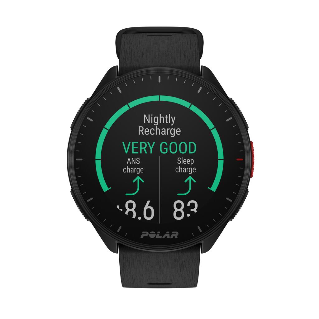 Cardio GPS Smart Watch Pacer - Black