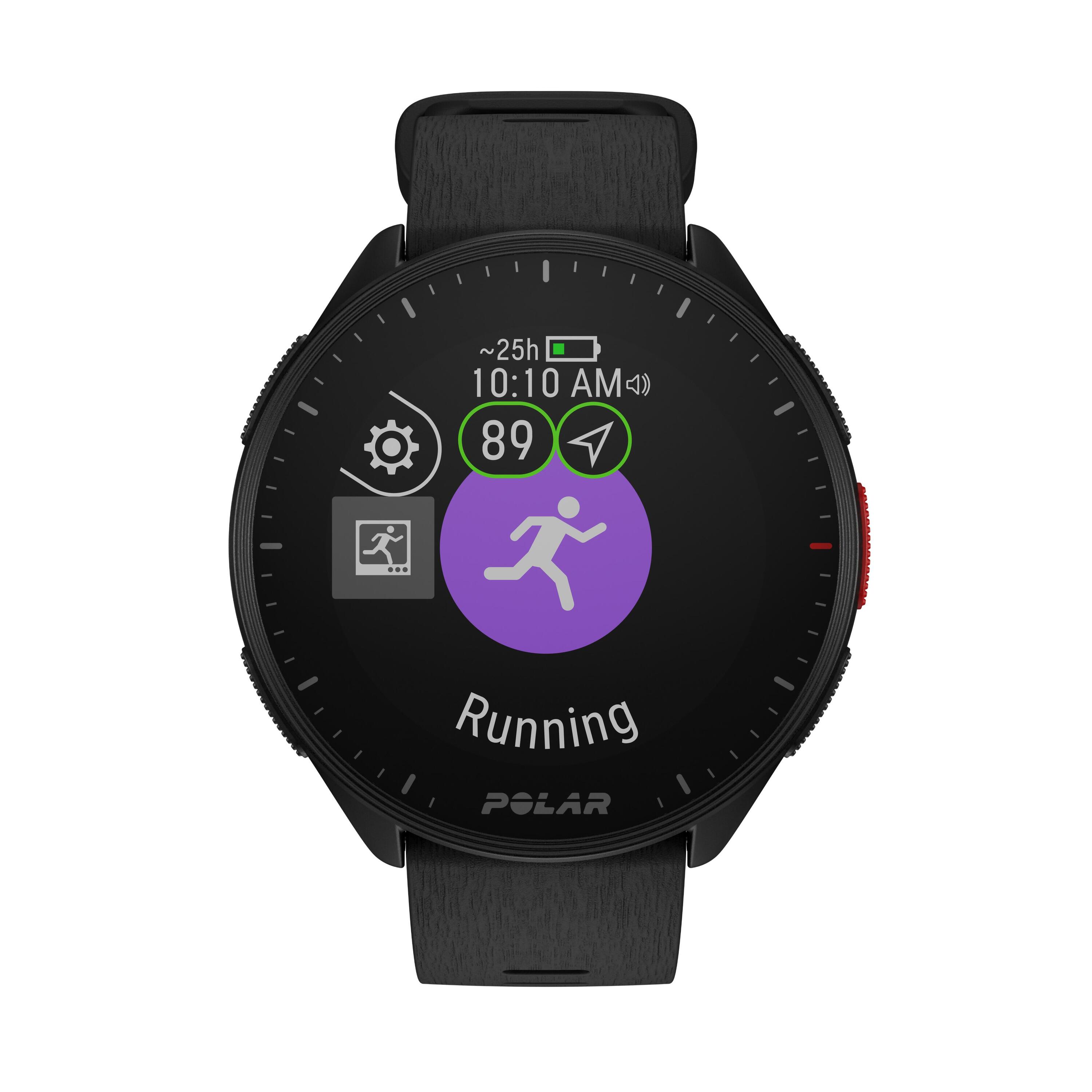 Cardio GPS Smart Watch Pacer - Black 3/9